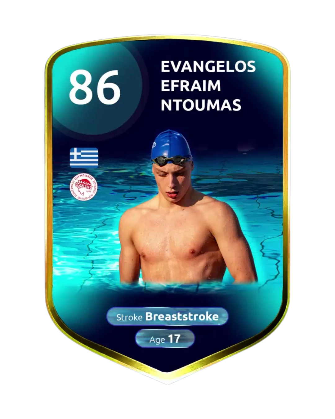 Evangelos Efraim Ntoumas - Rating 86 - Breaststroke